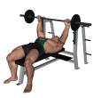 Barbell Press - Wide Grip
